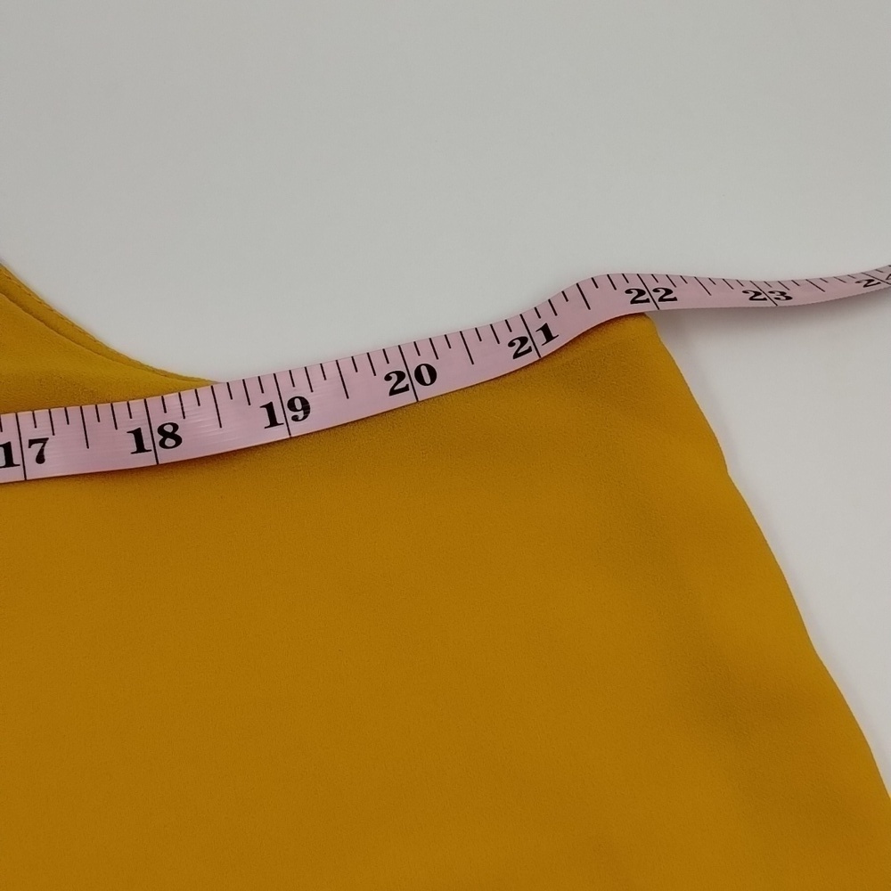 Torrid yellow gold summer tank adjustable straps size 0 large 12 - Picture 6 of 6